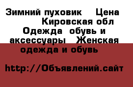 Зимний пуховик  › Цена ­ 3 000 - Кировская обл. Одежда, обувь и аксессуары » Женская одежда и обувь   